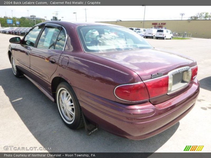 Cabernet Red Metallic / Graphite 2004 Buick LeSabre Custom