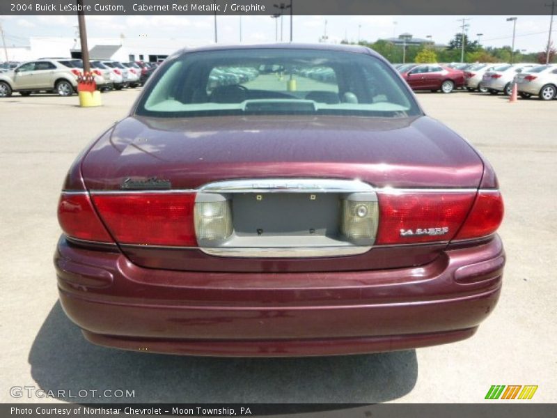 Cabernet Red Metallic / Graphite 2004 Buick LeSabre Custom