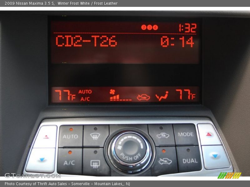 Winter Frost White / Frost Leather 2009 Nissan Maxima 3.5 S