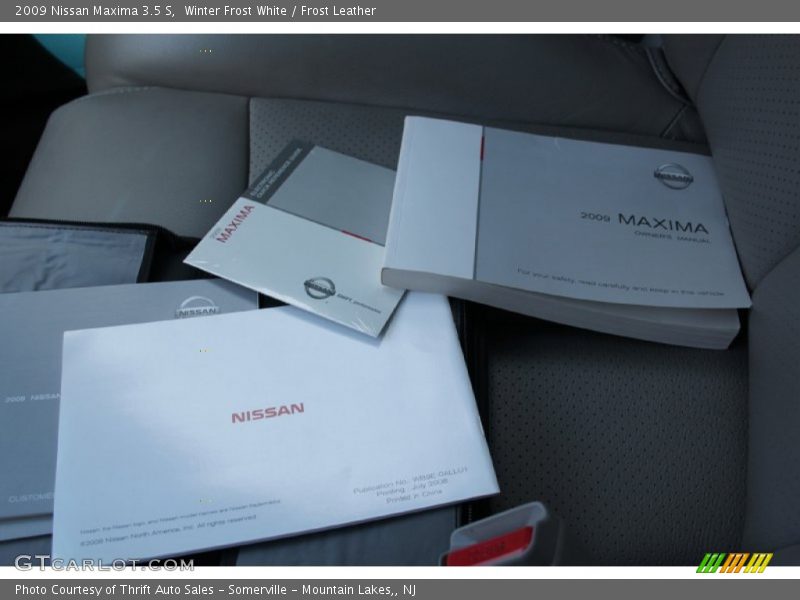Winter Frost White / Frost Leather 2009 Nissan Maxima 3.5 S