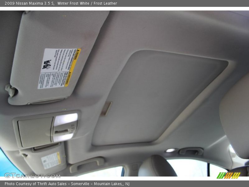 Winter Frost White / Frost Leather 2009 Nissan Maxima 3.5 S
