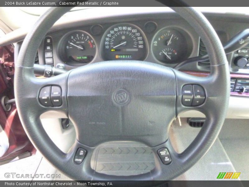 Cabernet Red Metallic / Graphite 2004 Buick LeSabre Custom