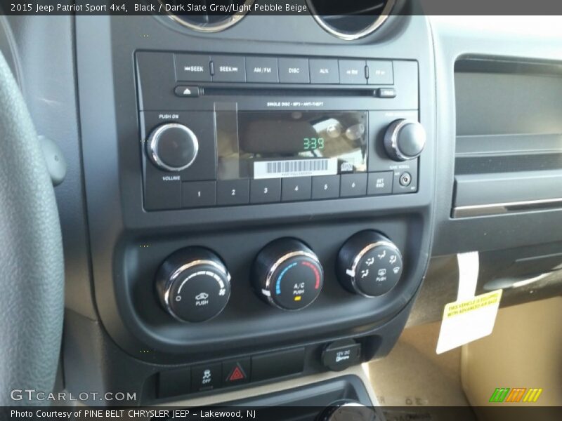 Black / Dark Slate Gray/Light Pebble Beige 2015 Jeep Patriot Sport 4x4