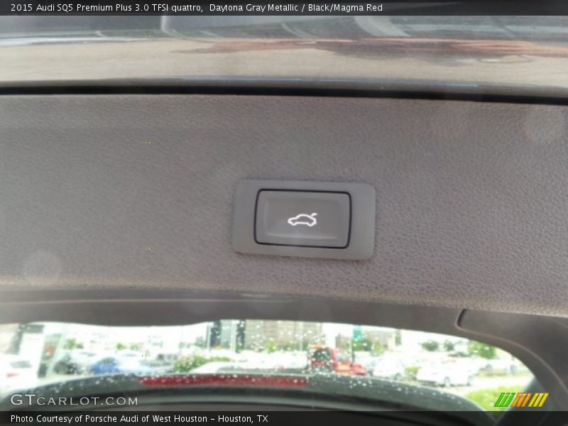 Daytona Gray Metallic / Black/Magma Red 2015 Audi SQ5 Premium Plus 3.0 TFSI quattro