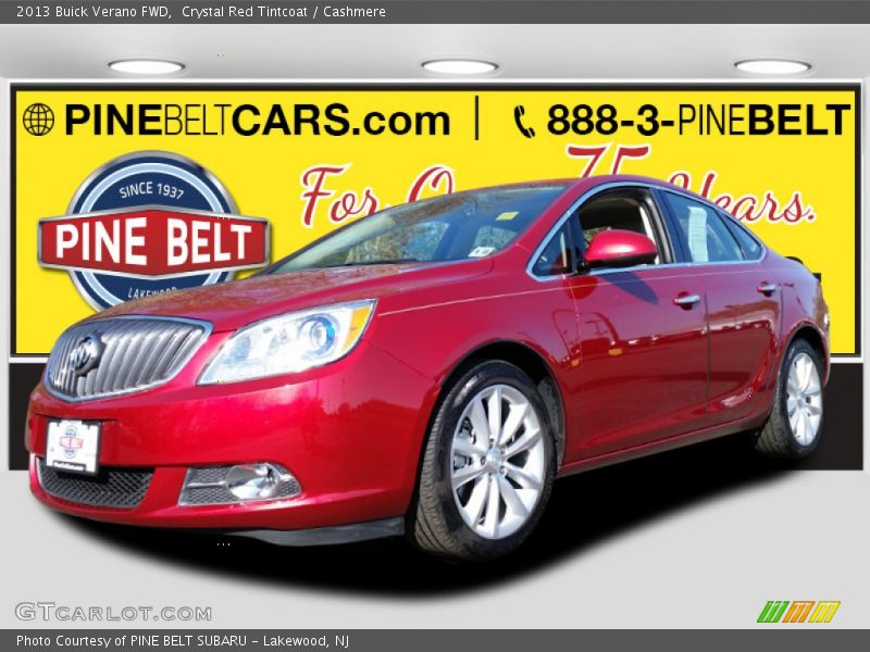 Crystal Red Tintcoat / Cashmere 2013 Buick Verano FWD