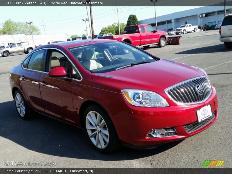 Crystal Red Tintcoat / Cashmere 2013 Buick Verano FWD