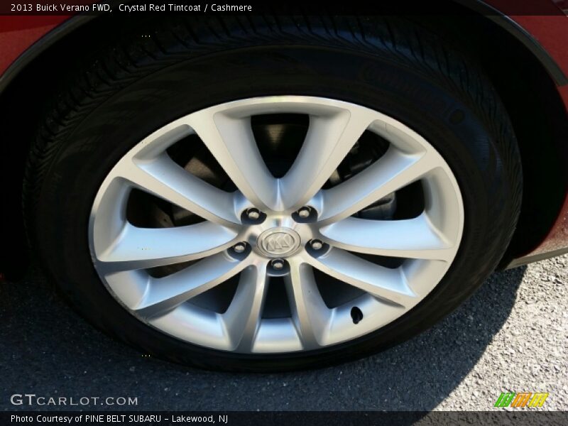 Crystal Red Tintcoat / Cashmere 2013 Buick Verano FWD