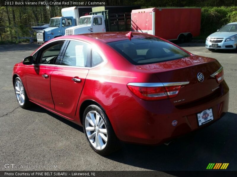 Crystal Red Tintcoat / Cashmere 2013 Buick Verano FWD