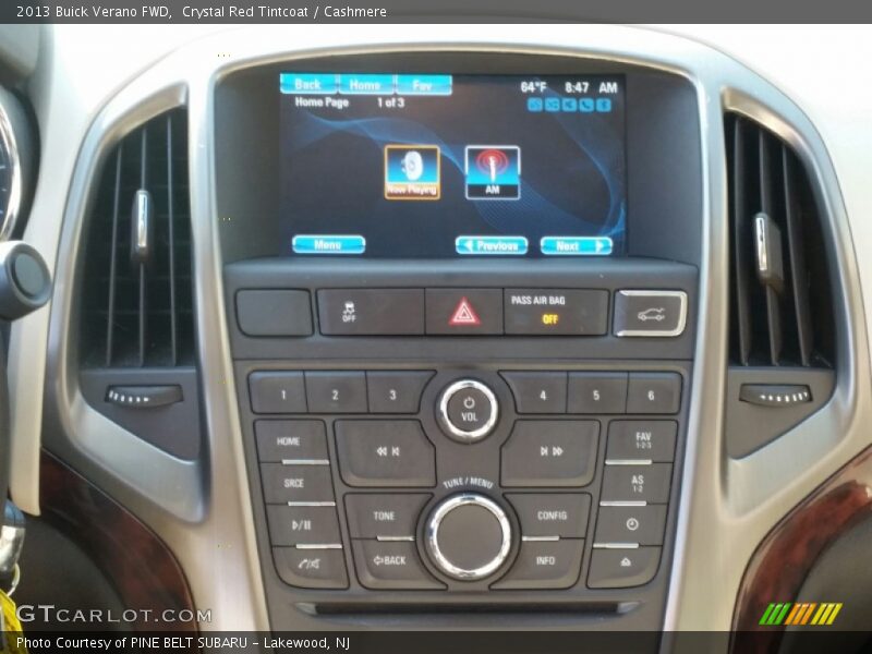 Crystal Red Tintcoat / Cashmere 2013 Buick Verano FWD