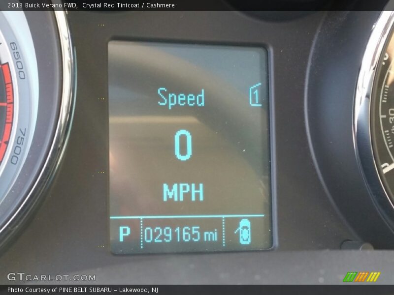 Crystal Red Tintcoat / Cashmere 2013 Buick Verano FWD