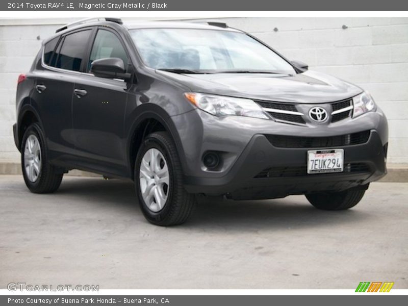 Magnetic Gray Metallic / Black 2014 Toyota RAV4 LE