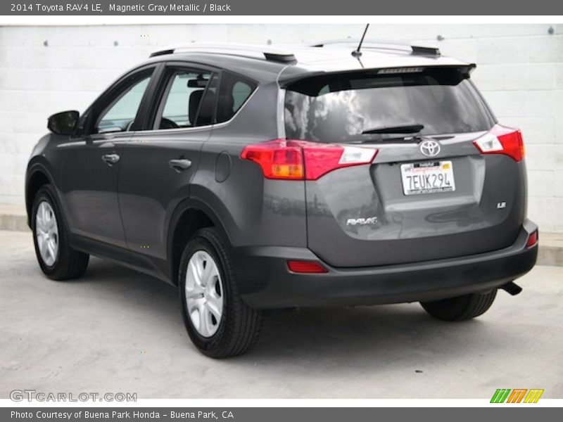 Magnetic Gray Metallic / Black 2014 Toyota RAV4 LE