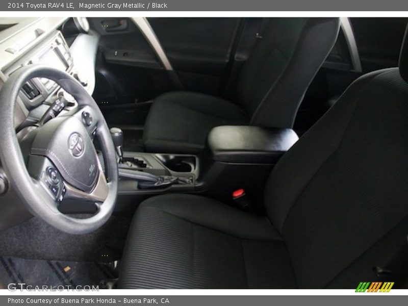 Magnetic Gray Metallic / Black 2014 Toyota RAV4 LE