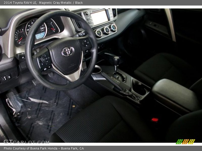 Magnetic Gray Metallic / Black 2014 Toyota RAV4 LE