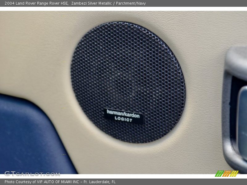Zambezi Silver Metallic / Parchment/Navy 2004 Land Rover Range Rover HSE