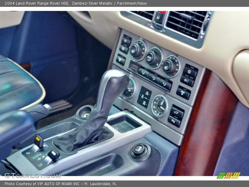 Zambezi Silver Metallic / Parchment/Navy 2004 Land Rover Range Rover HSE