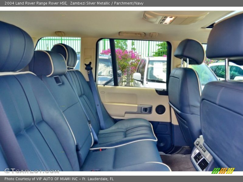 Zambezi Silver Metallic / Parchment/Navy 2004 Land Rover Range Rover HSE