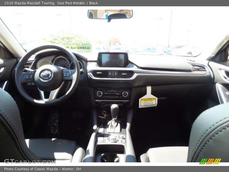 Soul Red Metallic / Black 2016 Mazda Mazda6 Touring