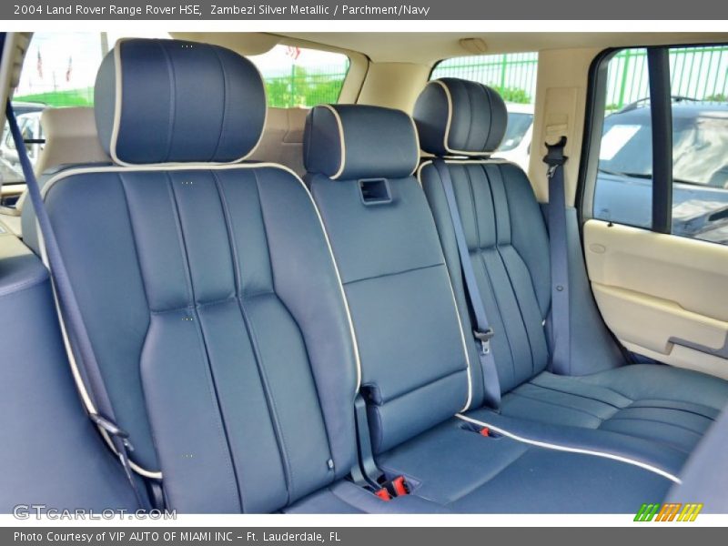 Zambezi Silver Metallic / Parchment/Navy 2004 Land Rover Range Rover HSE