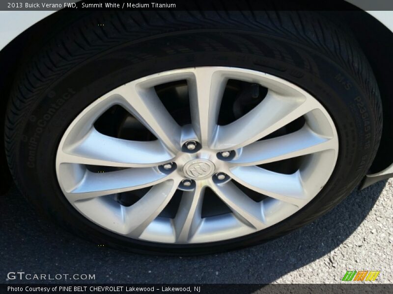 Summit White / Medium Titanium 2013 Buick Verano FWD