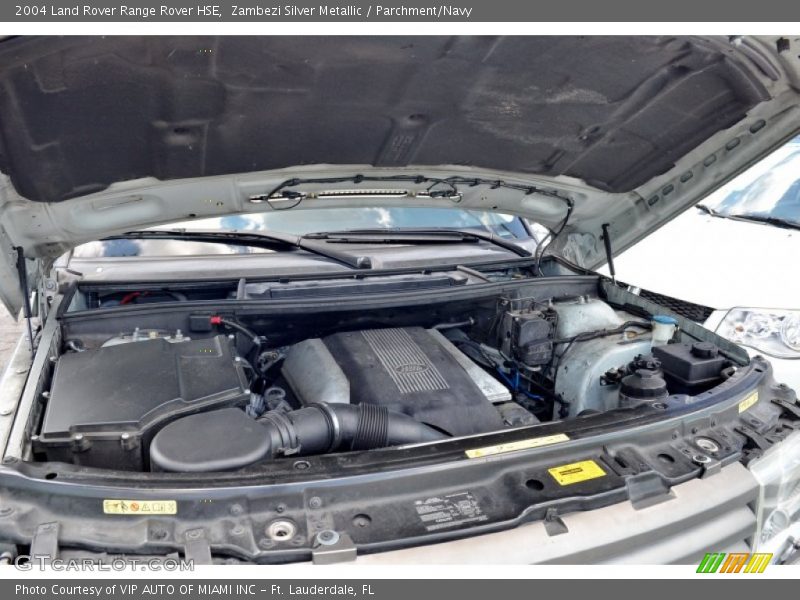 Zambezi Silver Metallic / Parchment/Navy 2004 Land Rover Range Rover HSE