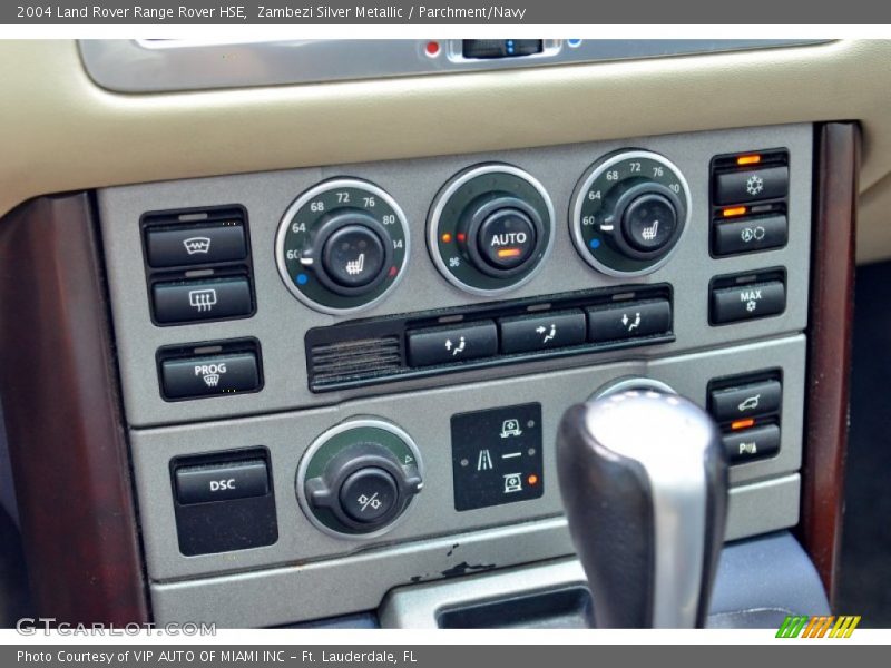 Zambezi Silver Metallic / Parchment/Navy 2004 Land Rover Range Rover HSE