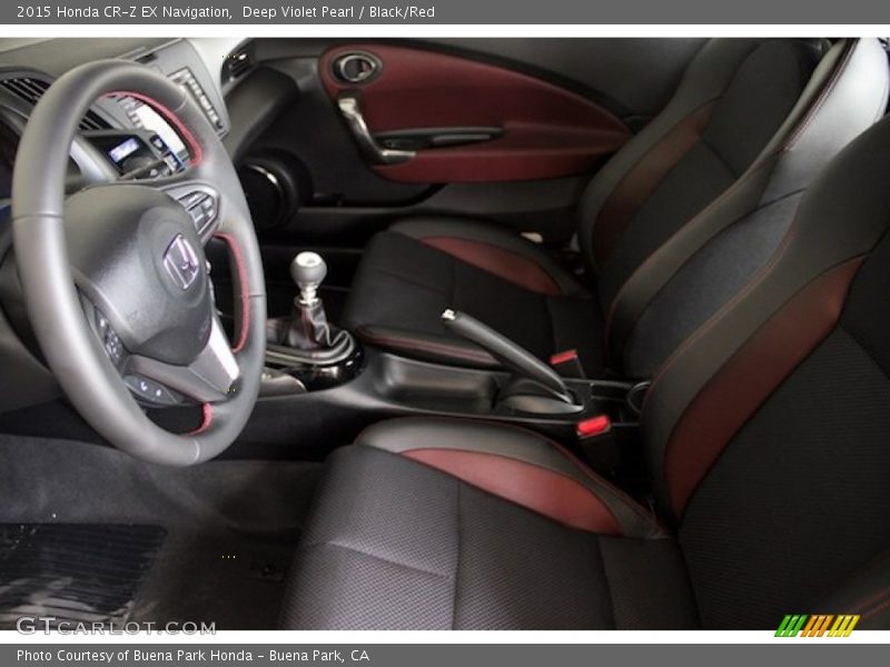  2015 CR-Z EX Navigation Black/Red Interior