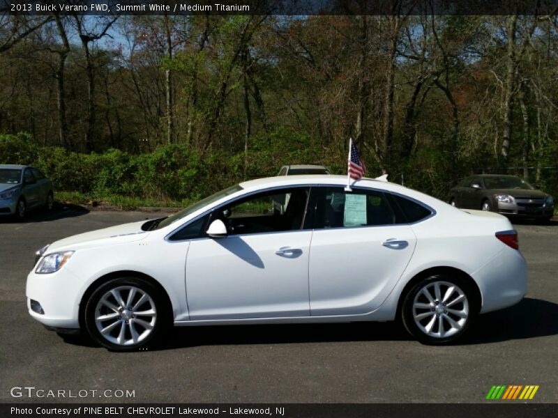 Summit White / Medium Titanium 2013 Buick Verano FWD