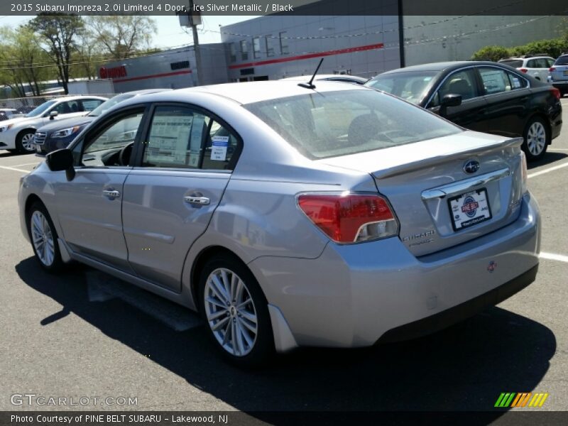 Ice Silver Metallic / Black 2015 Subaru Impreza 2.0i Limited 4 Door