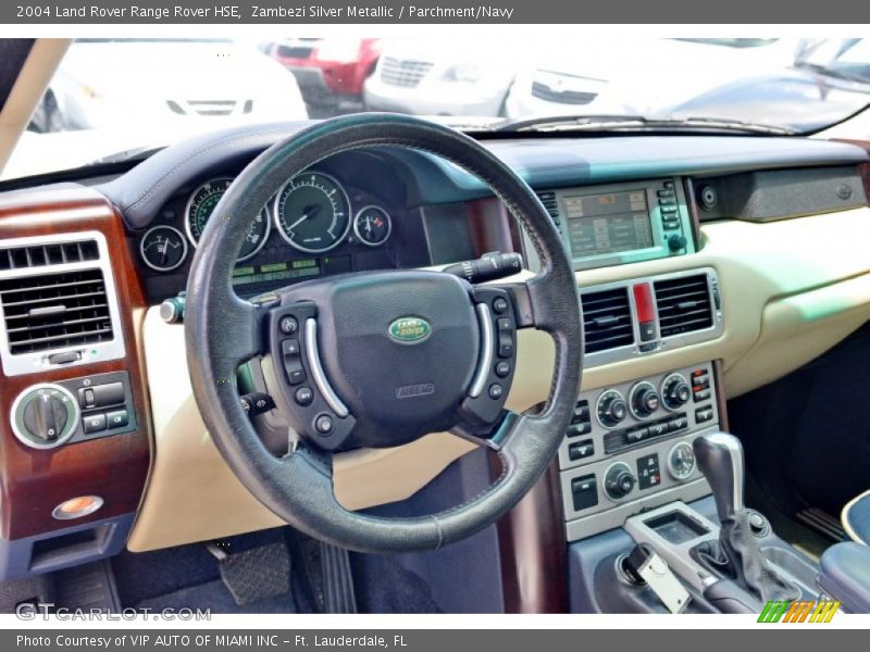 Zambezi Silver Metallic / Parchment/Navy 2004 Land Rover Range Rover HSE
