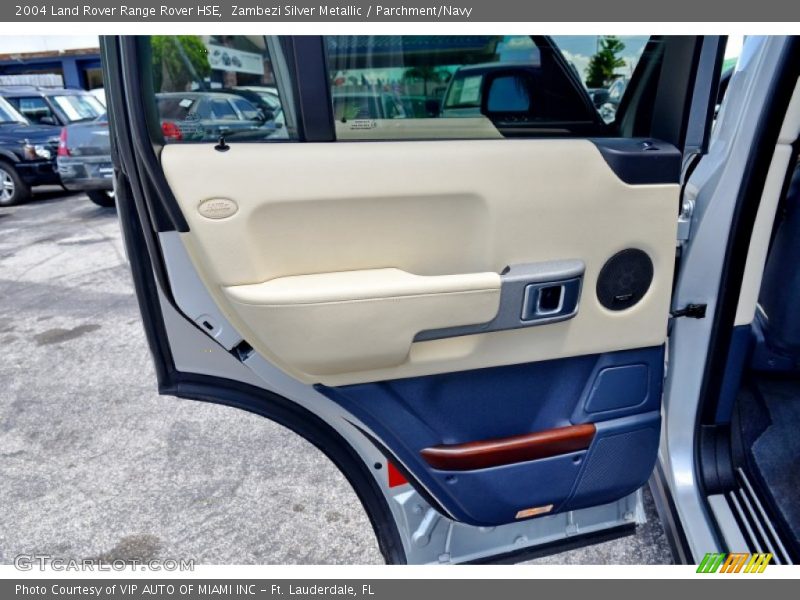 Zambezi Silver Metallic / Parchment/Navy 2004 Land Rover Range Rover HSE