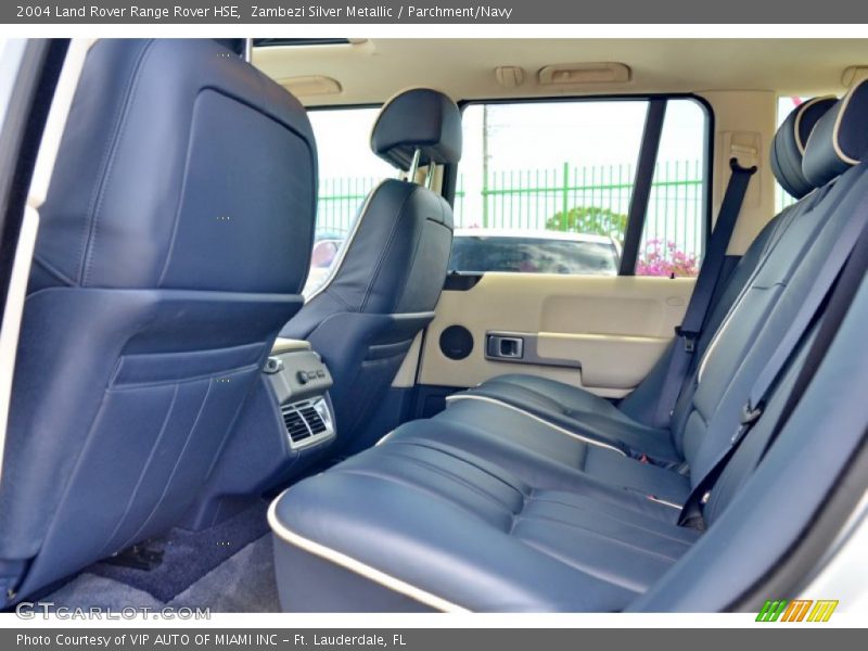 Rear Seat of 2004 Range Rover HSE