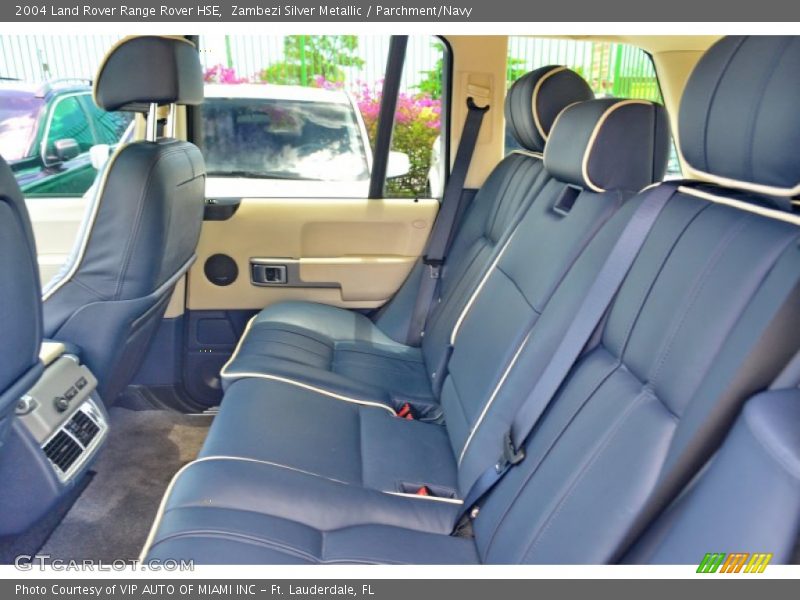 Rear Seat of 2004 Range Rover HSE