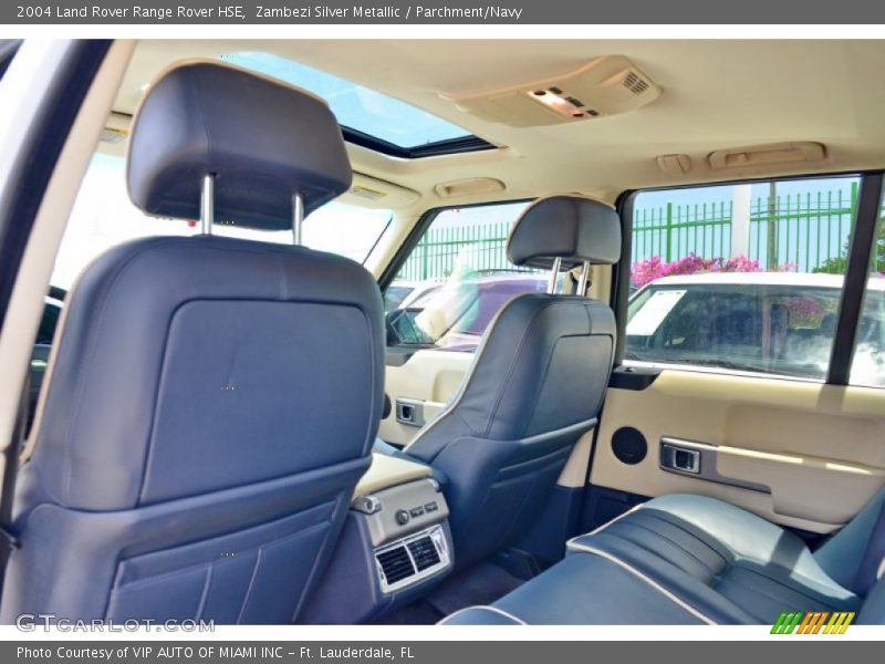Zambezi Silver Metallic / Parchment/Navy 2004 Land Rover Range Rover HSE