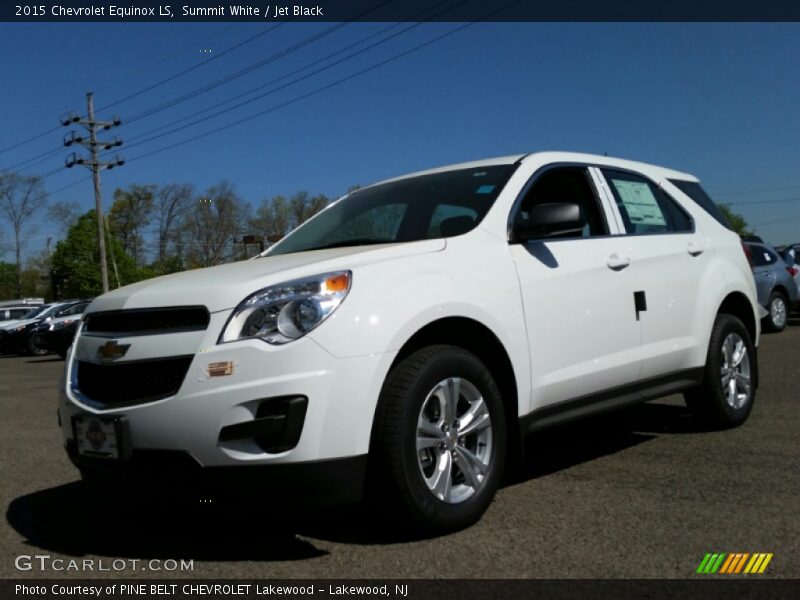 Summit White / Jet Black 2015 Chevrolet Equinox LS