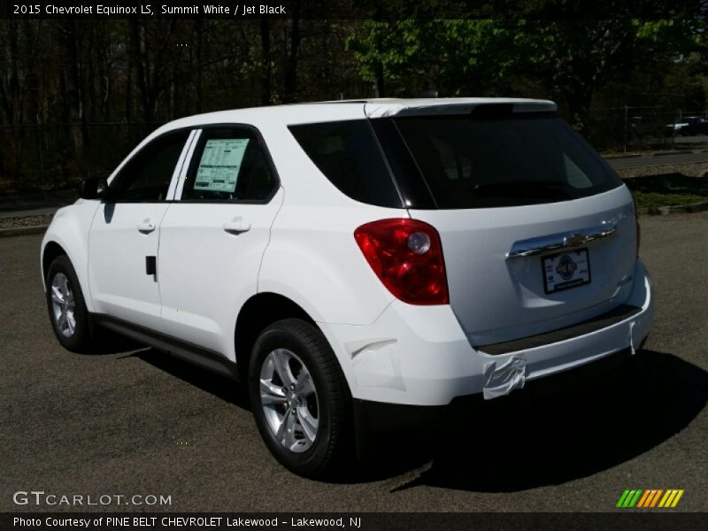 Summit White / Jet Black 2015 Chevrolet Equinox LS