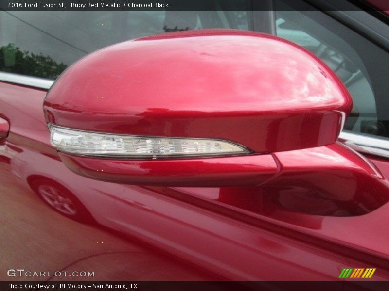 Ruby Red Metallic / Charcoal Black 2016 Ford Fusion SE