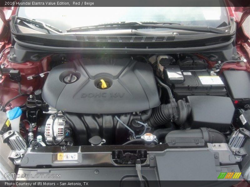 Red / Beige 2016 Hyundai Elantra Value Edition