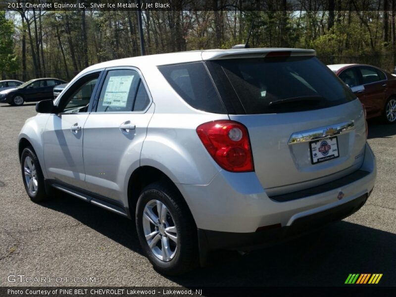 Silver Ice Metallic / Jet Black 2015 Chevrolet Equinox LS