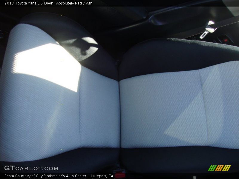 Absolutely Red / Ash 2013 Toyota Yaris L 5 Door