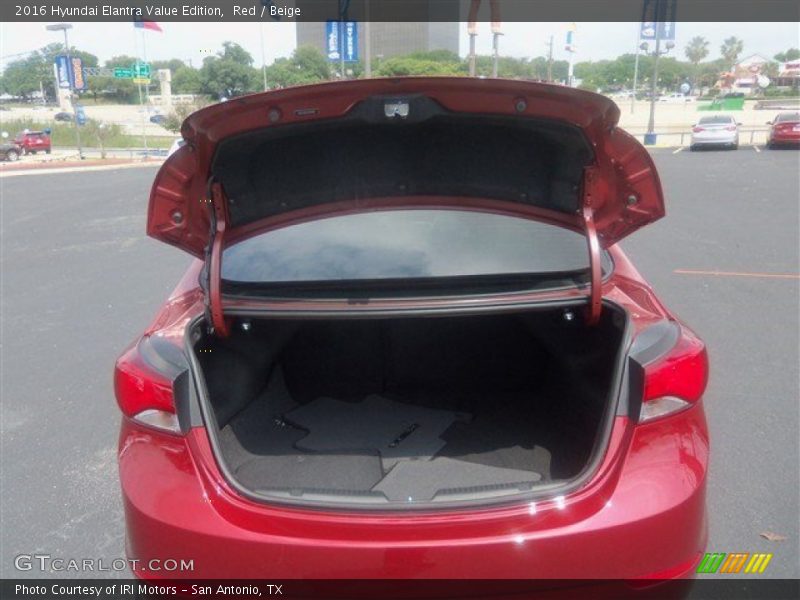 Red / Beige 2016 Hyundai Elantra Value Edition