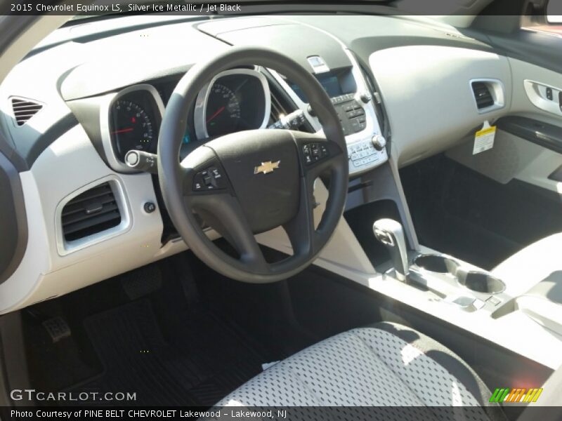Silver Ice Metallic / Jet Black 2015 Chevrolet Equinox LS
