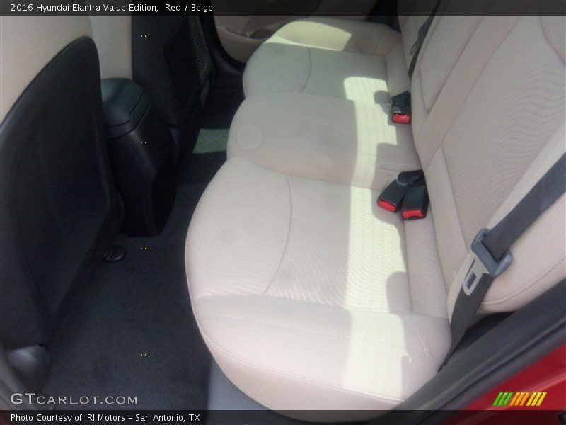 Red / Beige 2016 Hyundai Elantra Value Edition