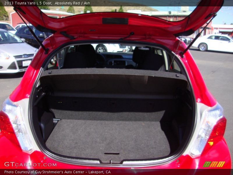 Absolutely Red / Ash 2013 Toyota Yaris L 5 Door