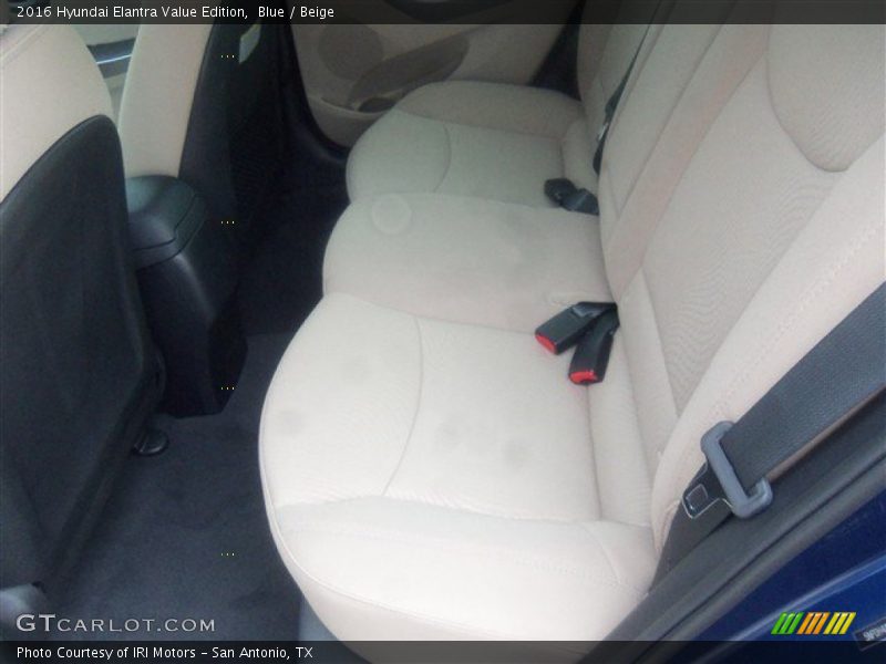 Blue / Beige 2016 Hyundai Elantra Value Edition