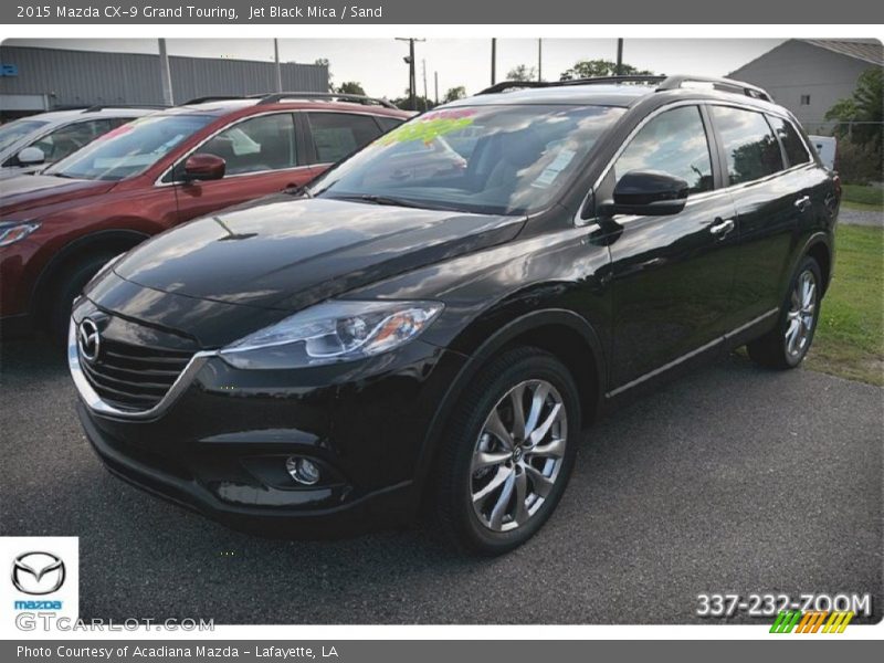 Jet Black Mica / Sand 2015 Mazda CX-9 Grand Touring