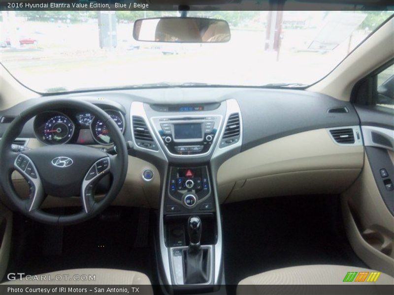 Blue / Beige 2016 Hyundai Elantra Value Edition