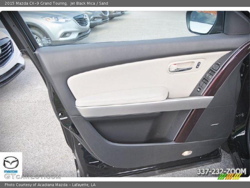 Jet Black Mica / Sand 2015 Mazda CX-9 Grand Touring