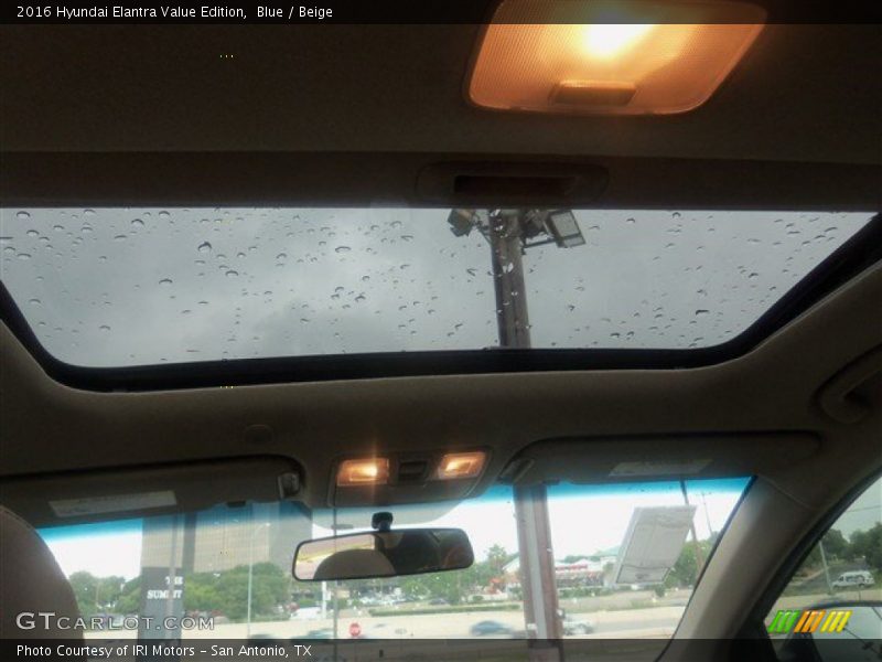 Blue / Beige 2016 Hyundai Elantra Value Edition