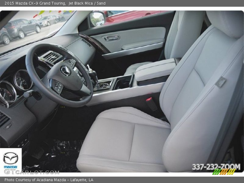 Jet Black Mica / Sand 2015 Mazda CX-9 Grand Touring